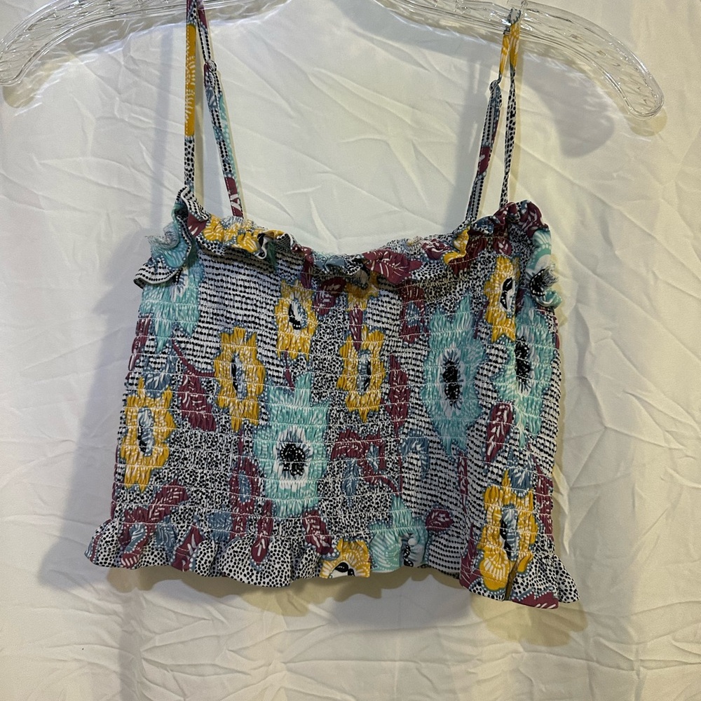 BCBG Floral Multicolor Women's Tank Top